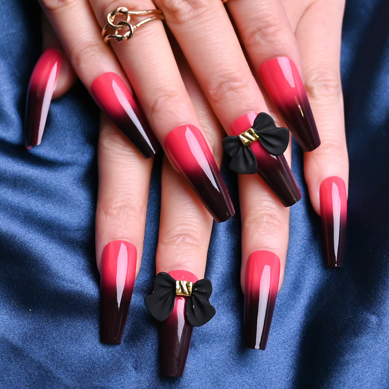 Lovful Long Fake Nails with Charms 100 Styles
